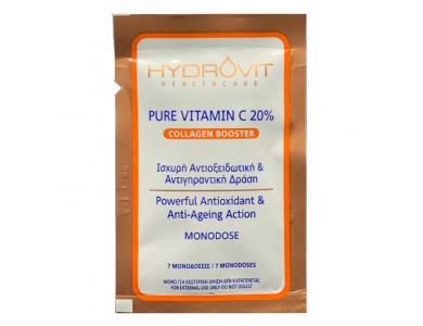 Hydrovit Pure Vitamin C 20% Collagen Booster 7 Μονοδόσεις