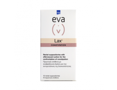 Intermed Eva Lax Constipation Ovules, Πρωκτικά Υπόθετα για τη Δυσκοιλιότητα, 10τμχ