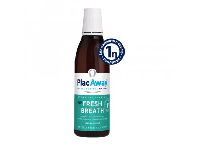Plac Away Στοματικό Διάλυμα Fresh Breath Frozen Δυόσμος, 250ml