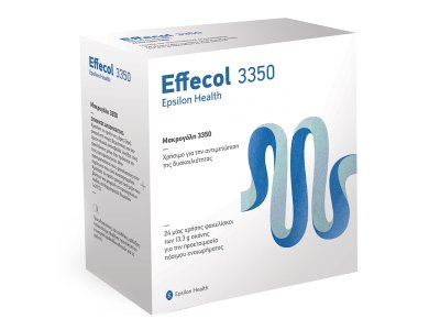 Epsilon Health Effecol 3350, Μακρογόλη για την Αντιμετώπιση της Δυσκοιλιότητας σε Φακελίσκους, 24sachs