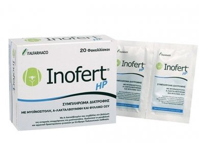 Inofert HP Συμπλήρωμα Διατροφής για Γυναίκες με Σύνδρομο Πολυκυστικών Ωοθηκών, 20φακελίσκοι
