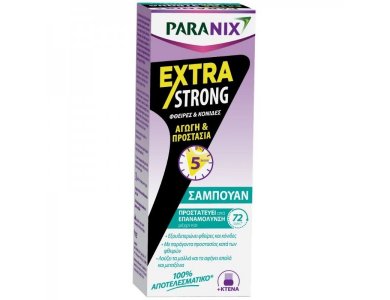 Omega Pharma Paranix Extra Strong Σαμπουάν 200ml + κτένα