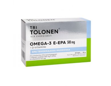 Douni Tri Tolonen E-EPA Omega-3 (Ω-3 λιπαρά) 500mg & Βιταμίνη D 12.5μg, 60caps