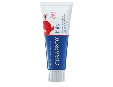 Curaprox Toothpaste For Kids, Παιδική Οδοντόκρεμα 2y+  με Γεύση Φράουλας με Φθόριο 950ppm, 60ml