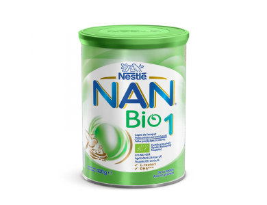 NESTLE - NAN Bio Νο1 Γάλα πρώτης βρεφικής ηλικίας σε σκόνη από τη γέννηση - 400gr