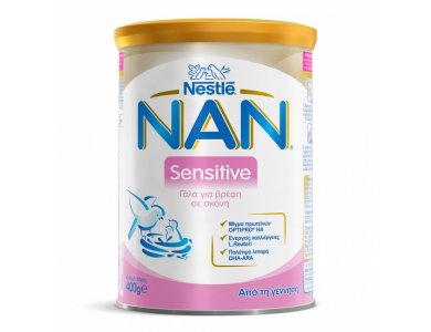 Nestle Nan Sensitive Γάλα για Βρέφη σε Σκόνη από τη Γέννηση 400gr