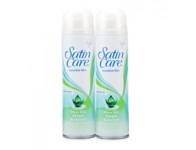 Gillette Satin Care Sensitive Skin, Gel Ξυρίσματος 1+1 ΔΩΡΟ 400ml