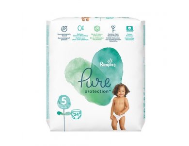 Pampers Pure Protection No.5 (11+kg), 24τμχ