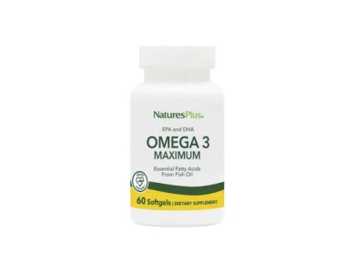 Nature's Plus EPA & DHA Omega 3 Maximum Ιχθυέλαιο, 60softgels